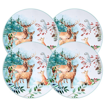 Набор подстановочных салфеток Зимняя Сказка (4 шт. по 38 см) Lefard