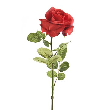 Цветок искусственный (на ножке) Роза, 70 см Gloria Garden, 22х13х75