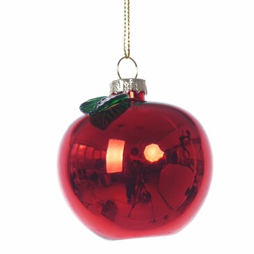 Украшение ёлочное Яблоко 7,5 см