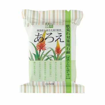 Мыло туалетное косметическое для сухой кожи Алоэ, 120 гр Clover