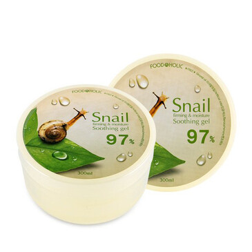 Универсальный гель с улиточным муцином 97% Snail Firming and Moisture Soothing Gel 300 мл Foodaholic