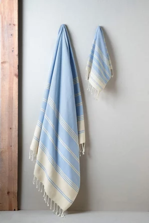 Набор полотенeц с бахромой (2 пр. по 38х68 см) Zigzag Arya Home