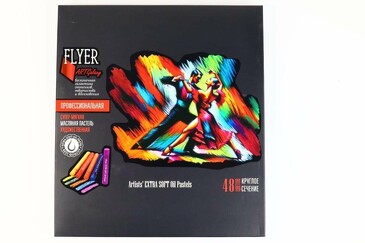 Пастель художественная масляная Экстра мягкая, 48 цветов Flyer