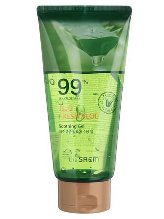 Гель для тела успокаивающий с алоэ jeju fresh aloe soothing gel, 300 мл The Saem