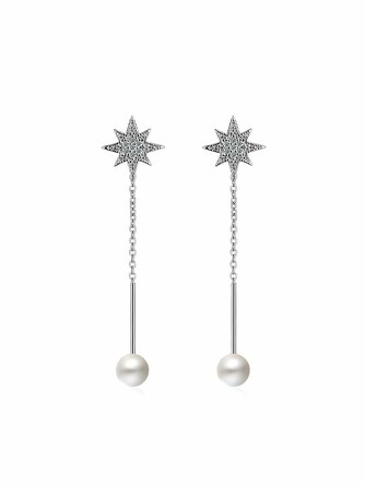 Серьги-гвоздики Звезда Iris Premium Jewelry