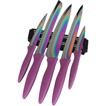Ножи стальные с титановым покрытием, 5 шт Pomi d