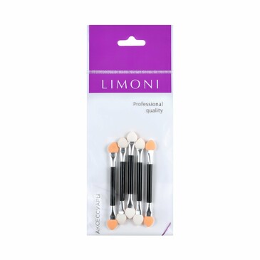 Аппликатор для теней двусторонний средний (5 шт.),  Limoni