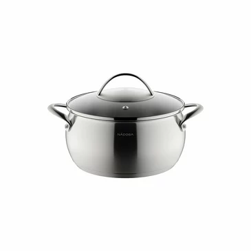 Кастрюля со стеклянной крышкой, 20 см, 3 л, Nadoba