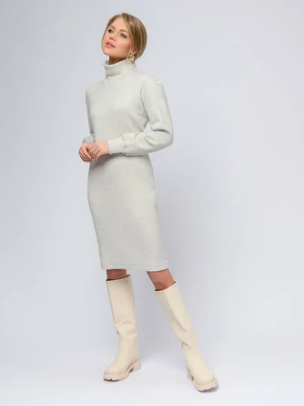 Платье трикотажное утепленное 1001Dress