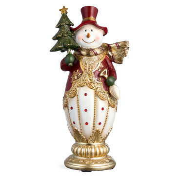 Фигурка Снеговик 10,5х8х23 см Lefard