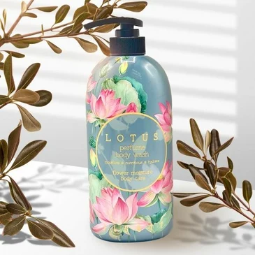 Парфюмированный гель для душа Лотос Lotus Perfume Body Wash, 750 мл Jigott