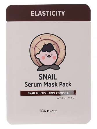 Маска на тканевой основе с муцином улитки snail serum 22 мл Daeng Gi Meo Ri