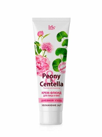 Крем для лица и век дневной Peony&Centella, 100 мл Iris Cosmetic