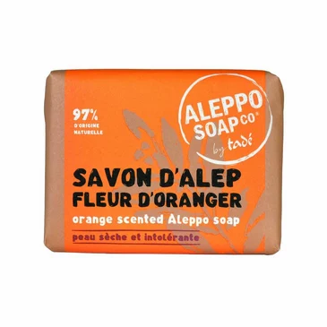 Мыло алеппское c ароматом цветов апельсина fleur d'oranger 100 г Tade
