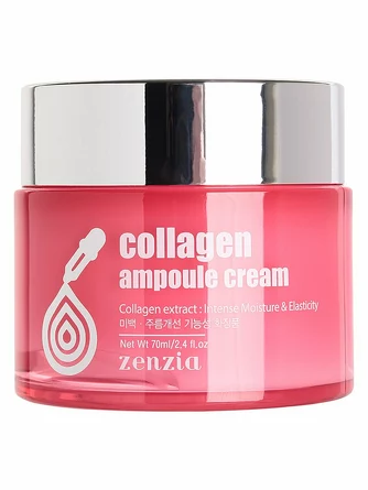 Крем для лица с коллагеном zenzia collagen ampoule cream 70 мл Jigott