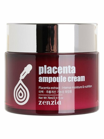 Крем для лица с плацентой zenzia placenta ampoule cream 70 мл Jigott
