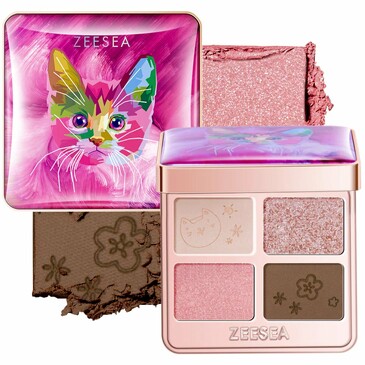 Тени для век tipsy kitty eyeshadow quad тон 02 ZeeSea