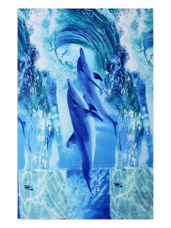 Вафельное полотенце Дельфины Bravo