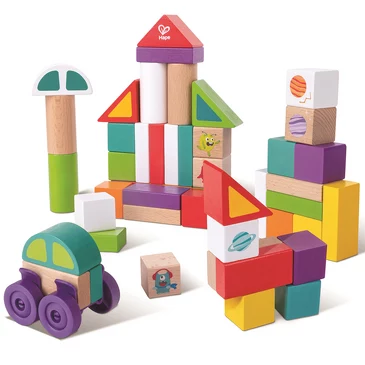 Конструктор цветной Космические приключения (50 блоков), Hape
