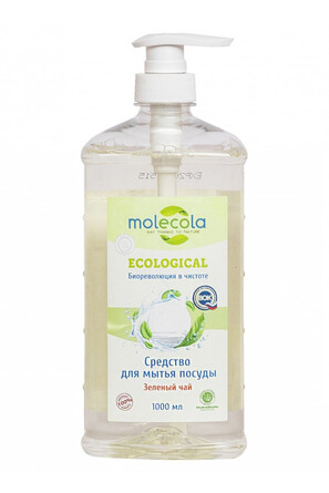 Средство для мытья посуды Зеленый чай, 1 л, Molecola