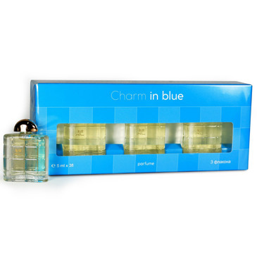 Набор духов Charm In Blue Parfume, 3х5 мл Be-wilds
