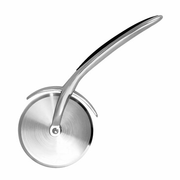 Нож для пиццы цинковый сплав, нерж.сталь с прорезиненной ручкой Lara