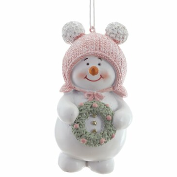 Украшение подвесное Снеговик, L6 W4 H10 см 10 см
