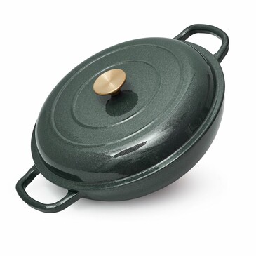 Жаровня Le Mans Green 30x6 см, 3,3 л (эмалированный чугун) Fissman