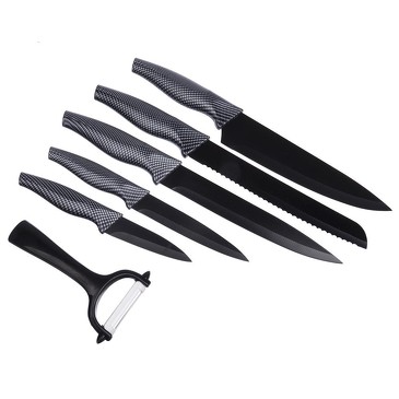 Набор кухонных ножей Карбон (6 пр.) Satoshi