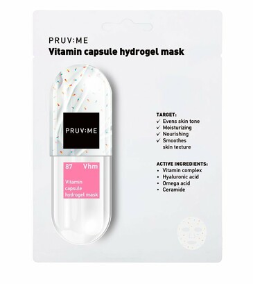 Маска для лица Vhm 87 Vitamin сapsule hydrogel, 25 г, Pruv:Me