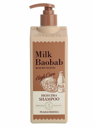 Шампунь для волос с грушей и фрезией 500 мл Milk Baobab