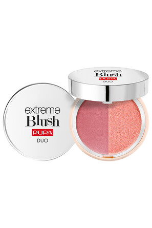 Румяна компактные для лица Extreme двойные, 4 г, 110 Radiant amarant - Glow Watermelon Pupa