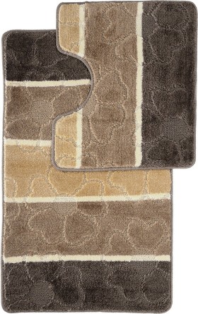 Набор ковриков для ванной комнаты (2 пр.) Silver 60х100 см Zalel