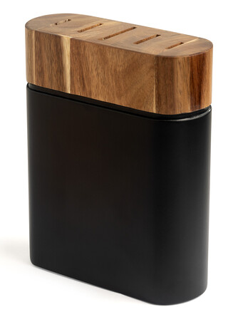 Подставка для ножей с окрашеной нижней частью 17x7x21 см  DeNastia