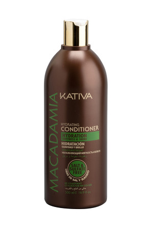 Интенсивно увлажняющий кондиционер для нормальных и поврежденных волос Macadamia, 500мл Kativa