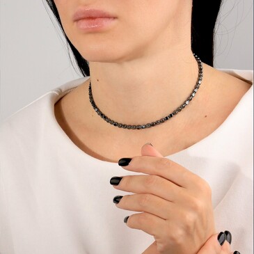 Чокер Амулет защиты (гематит) Queen of Jewelry