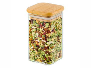 Банка для хранения с крышкой Crystal glass, 250 мл Elan Gallery