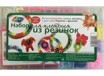 Набор для плетения из резинок (3000 шт. и часы) Color Kit