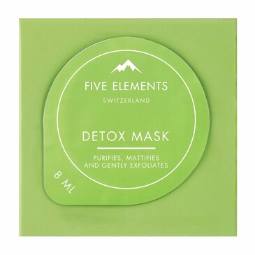 Маска для лица глубоко очищающая Detox, 8 мл,  Five Elements