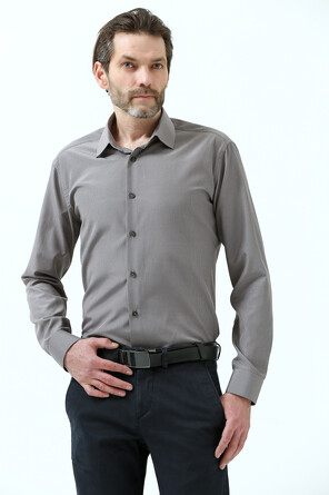 Рубашка классическая (classic fit) с длинным рукавом Nicolo Angi
