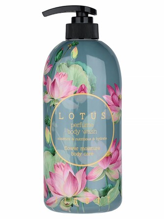 Гель для душа парфюмированный с экстрактом лотоса lotus perfume body wash 750 мл Jigott