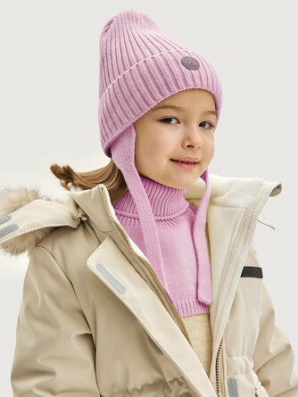 Комплект зимний (шапка и манишка) Nikastyle