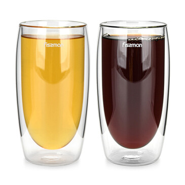 Набор стаканов (2 шт.) FRAPPE 350 мл (стекло) Fissman