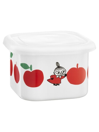 Банка для хранения с крышкой Вкусные яблоки red 670 мл Muurla