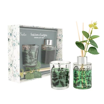 Арома сет Fresh Lemon & Eucalyptus, 19,8х16,8х5,8 см Вещицы