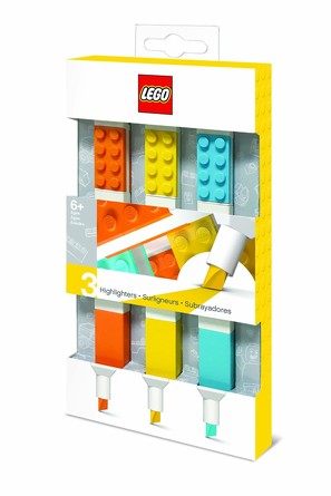 Набор цветных маркеров-текстовыделителей (3 шт.) Lego