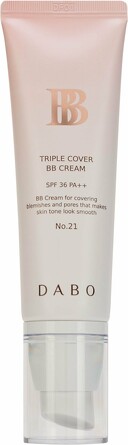 BB-крем для лица тройного действия SPF36 PA++ натуральный бежевый, 50 мл Dabo