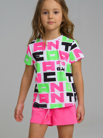 Комплект (футболка, шорты) Digital Dance Family Look PlayToday