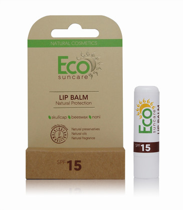 Натуральный солнцезащитный бальзам для губ -Natural Sun Protection Lip Balm SPF 15, 5г Eco Suncare