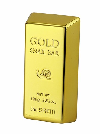 Мыло для умывания с экстрактом золота, муцина улитки, оливы 100г gold snail bar,  100 гр The Saem